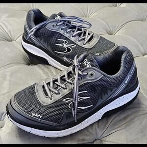 Gdefy Gravity Defyer Gray Athletic Walking Lace Up Sneaker Comfort Shoes Mens 10